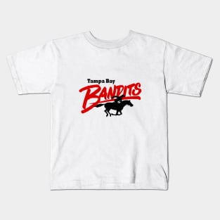 Short lived Tampa Bay Bandits Football USFL Kids T-Shirt